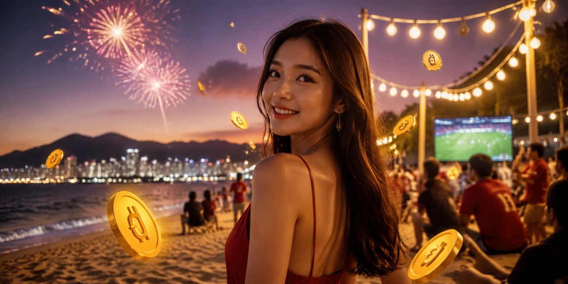 Người dùng tại Đà Nẵng trải nghiệm nền tảng bete trên bãi biển với ưu đãi VIP